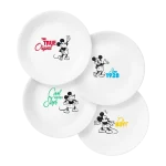 ⁦צלחת מנה ראשונה כחולה 21.5 ס"מ Mickey קורל⁩ – תמונה ⁦2⁩