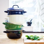 ⁦סיר קרבון סטיל שחור 22 ס"מ 3.5 ליטר BK Indigo⁩ – תמונה ⁦2⁩