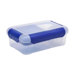 קופסת אוכל כחולה מחולקת 1.6 ליטר SMASH
