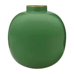 אגרטל מתכת עגול ירוק Home Decor