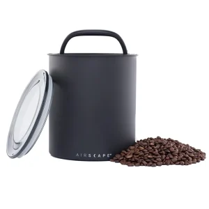 קופסת ואקום שחורה לאחסון 1 ק״ג קפה Airscape