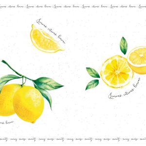 פלייסמט בעיצוב לימונים Amalfi