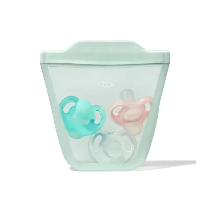 ⁦סט 2 שקיות סיליקון רב פעמיות לתינוקות OXO TOT⁩ – תמונה ⁦2⁩