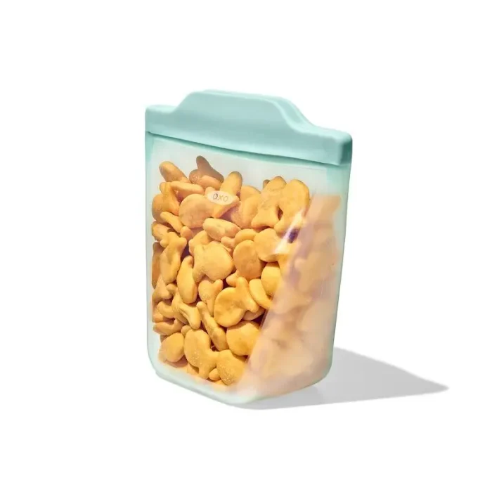 ⁦סט 2 שקיות סיליקון רב פעמיות לתינוקות OXO TOT⁩ – תמונה ⁦3⁩