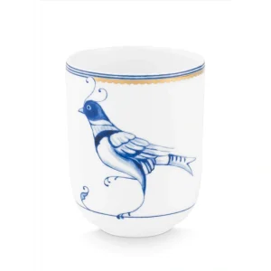 מאג קטן מפורצלן כחול לבן 250 מ"ל The Blue Bird